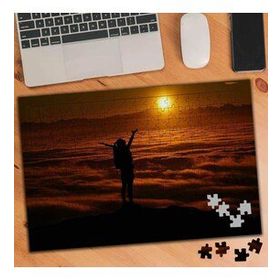 74981 Dağın Güneş Bulut Manzarası 240 Parça Puzzle Yapboz