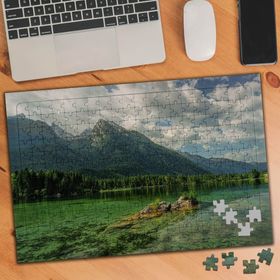 74983 Doğanın Yeşil Tonu Manzara 240 Parça Puzzle Yapboz
