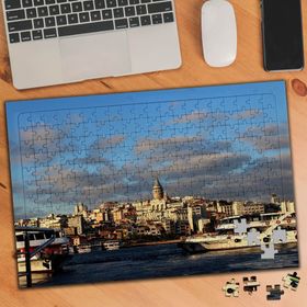 74985 Eminönünden Galata Kulesi Manzarası 240 Parça Puzzle Yapboz
