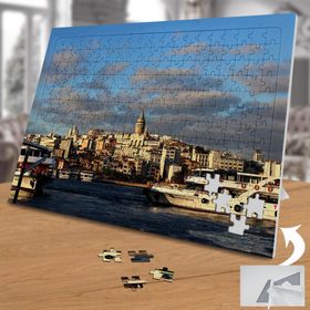 74985 Eminönünden Galata Kulesi Manzarası 240 Parça Puzzle Yapboz