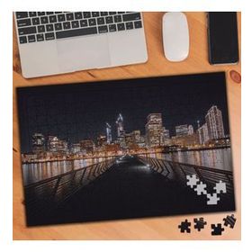 74993 Şehir Köprü ve Deniz Manzarası 240 Parça Puzzle Yapboz