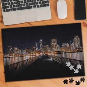 74993 Şehir Köprü ve Deniz Manzarası 240 Parça Puzzle Yapboz