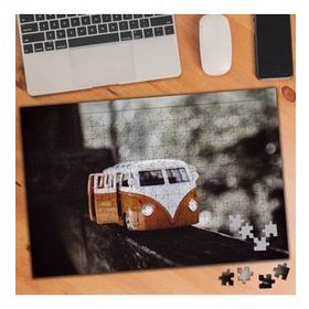 74995 Kapıları Açık Minyatür Minibüs 240 Parça Puzzle Yapboz