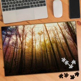 75002 Ormanda Sisli Hava Ağaçlar 240 Parça Puzzle Yapboz