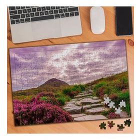 75005 Pembe Minik Çiçekli Taş Yol 240 Parça Puzzle Yapboz
