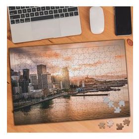 75012 Şehir Manzarası Deniz ve Binalar 240 Parça Puzzle Yapboz