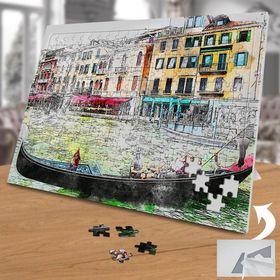 75015 Venedikte Gondol Gezisi 240 Parça Puzzle Yapboz