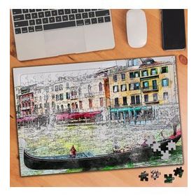75015 Venedikte Gondol Gezisi 240 Parça Puzzle Yapboz