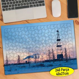 75064030 Petrol Kuyusu Sondaj 240 Parça Puzzle Yapboz