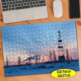 75064030 Petrol Kuyusu Sondaj 240 Parça Puzzle Yapboz
