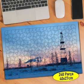 75064030 Petrol Kuyusu Sondaj 240 Parça Puzzle Yapboz