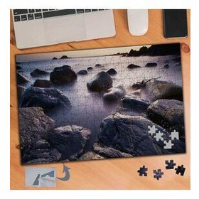 751 Kayalıklar Deniz Manzara 240 Parça Puzzle Yapboz Tablo