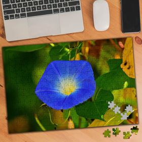 75108 Gündüz Sefası Çiçeği Mavi Bitki 240 Parça Puzzle Yapboz