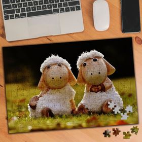 75109 İki Sevimli Kuzucuklar 240 Parça Puzzle Yapboz
