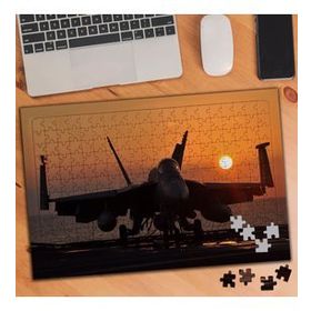 75122 Pistte Askeri Savaş Uçağı 240 Parça Puzzle Yapboz