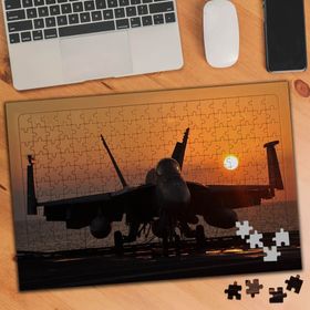75122 Pistte Askeri Savaş Uçağı 240 Parça Puzzle Yapboz