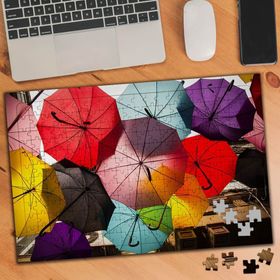 75148 Havada Asılı Rengarenk Şemsiyeler 240 Parça Puzzle Yapboz