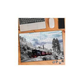75152 Kış Mevsiminde Tren Yoluculuğu 240 Parça Puzzle Yapboz