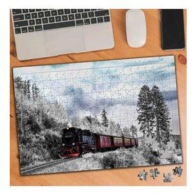 75152 Kış Mevsiminde Tren Yoluculuğu 240 Parça Puzzle Yapboz