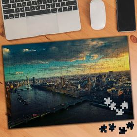 75160 Saat Kulesi Köprü Şehir Manzarası 240 Parça Puzzle Yapboz