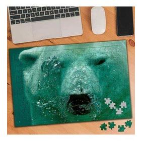 75172 Suyun İçinde Beyaz Kutup Ayısı 240 Parça Puzzle Yapboz