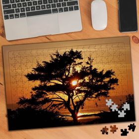 75178 Ters Gün Işığı Ağaç Silüeti 240 Parça Puzzle Yapboz