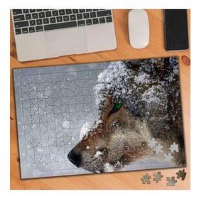 75180 Yeşil Gözlü Kurt Köpeği 240 Parça Puzzle Yapboz