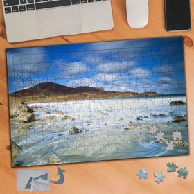 752 Issız Adada Deniz Manzara 240 Parça Puzzle Yapboz Tablo