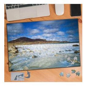 752 Issız Adada Deniz Manzara 240 Parça Puzzle Yapboz Tablo
