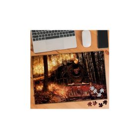 75212 Ağaçların Arasında Kara Tren 240 Parça Puzzle Yapboz
