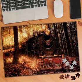 75212 Ağaçların Arasında Kara Tren 240 Parça Puzzle Yapboz
