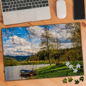 75220 Göl Kenarında Muazzam Manzara 240 Parça Puzzle Yapboz