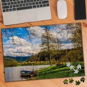 75220 Göl Kenarında Muazzam Manzara 240 Parça Puzzle Yapboz