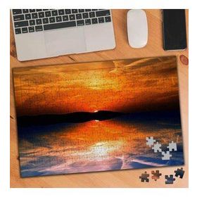 75222 Gün Batımı Kızıl Gökyüzü Manzarası 240 Parça Puzzle Yapboz