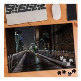75224 İki Bina Arası Uzun Köprü Mimari 240 Parça Puzzle Yapboz