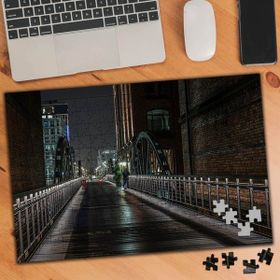75224 İki Bina Arası Uzun Köprü Mimari 240 Parça Puzzle Yapboz