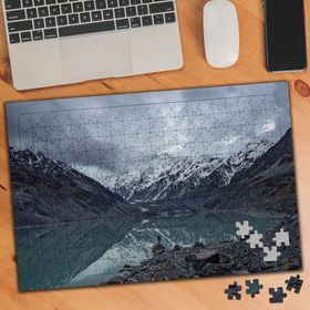 75226 Karlı Dağ Arasında Göl Manzarası 240 Parça Puzzle Yapboz