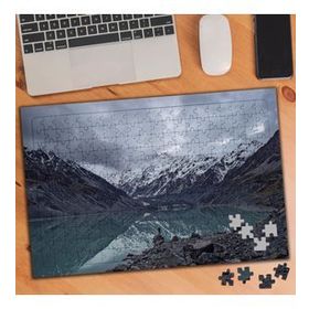 75226 Karlı Dağ Arasında Göl Manzarası 240 Parça Puzzle Yapboz