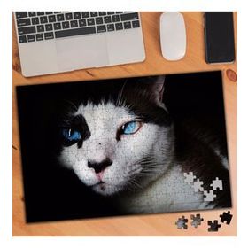 75228 Mavi Gözlü Agrasif Kedi 240 Parça Puzzle Yapboz