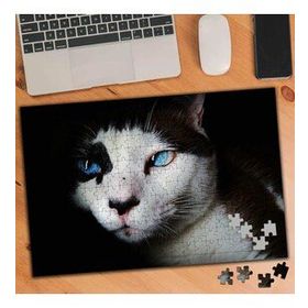 75228 Mavi Gözlü Agrasif Kedi 240 Parça Puzzle Yapboz