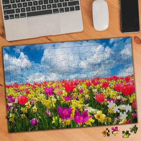 75230 Rengarenk Çiçekler Mavi Gökyüzü 240 Parça Puzzle Yapboz