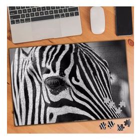 75236 Yakın Çekim Zebra Hayvan 240 Parça Puzzle Yapboz