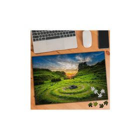 75237 Yeşil Çimen ve Taş Parçaları Doğa 240 Parça Puzzle Yapboz