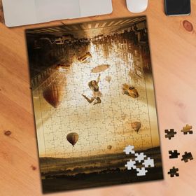 75254 Alabora Olan Şehir 240 Parça Puzzle Yapboz