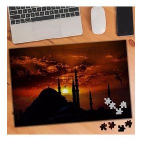 75272 Gün Batımı Camii Martılar Sülieti 240 Parça Puzzle Yapboz
