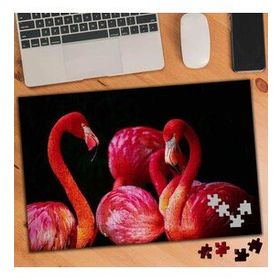 75283 Renkli Tüylü Flamingo Kuşları 240 Parça Puzzle Yapboz