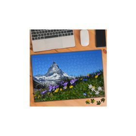 75347 Karlı Yüksek Dağ Çiçekler 240 Parça Puzzle Yapboz