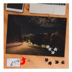 75411 Gece Karanlığında Yol 240 Parça Puzzle Yapboz Tablo