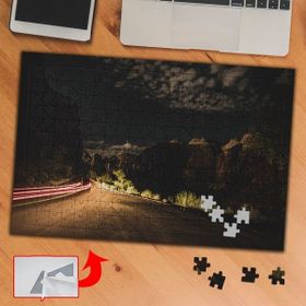 75411 Gece Karanlığında Yol 240 Parça Puzzle Yapboz Tablo