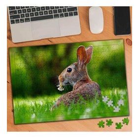 75421 Çimenlerin Arasında Yabani Tavşan 240 Parça Puzzle Yapboz